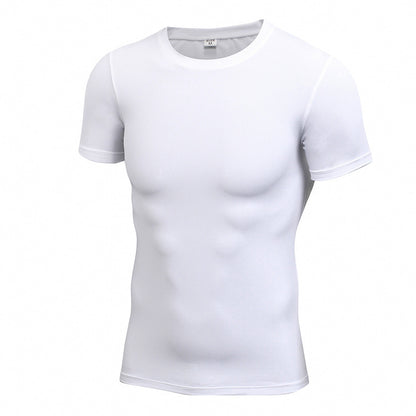 Men's Stretch Quick Drying Clothes Short-sleeved Shirt
