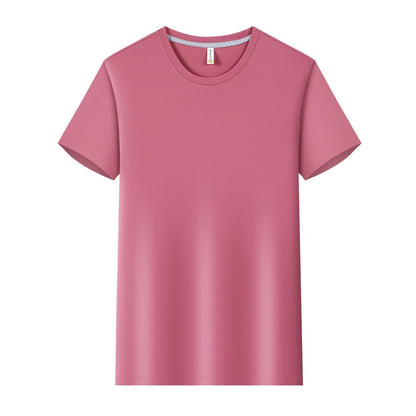 Ice Water Cube Brocade Ammonia Round Neck T-shirt