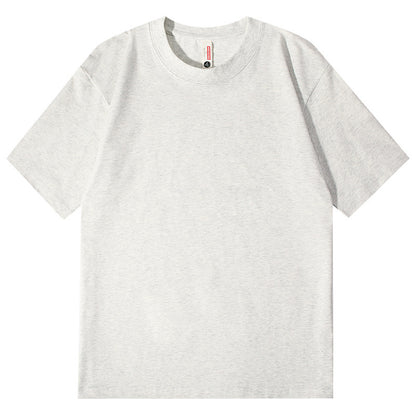 Ice Feeling Sorona Brushed T-shirt 220g American Round Neck Drop Shoulder