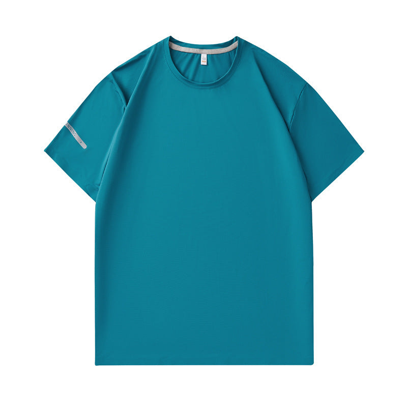 Seamless Nylon High-end Quick-drying T-shirt Round Neck Cool Feeling