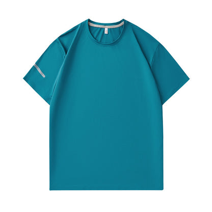 Seamless Nylon High-end Quick-drying T-shirt Round Neck Cool Feeling