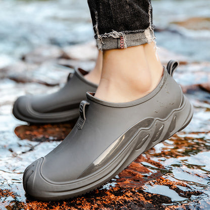 Fashion Personality New Rain Boots Short Men's