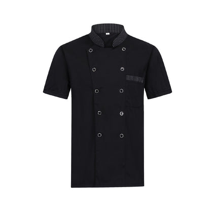 Summer Men's Chinese Chef Clothes Short Sleeve
