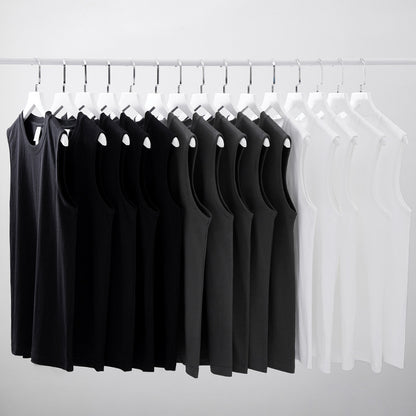 Cotton Vest Men's Vest Loose Breathable And Simple Casual