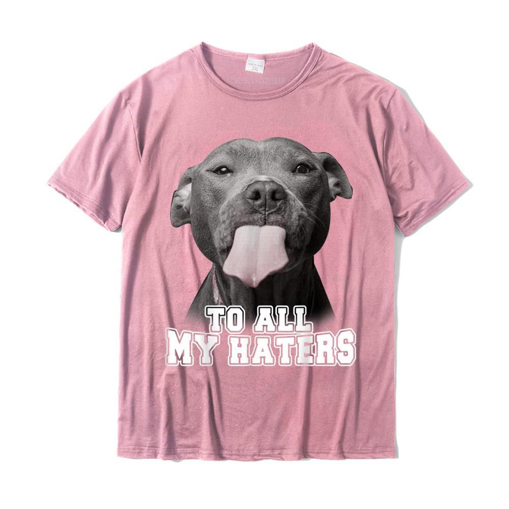 European And American Dog Print Short Sleeved T-shirt