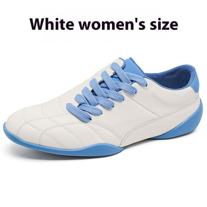 Oblique Lace-up Flat Retro Sports Casual Shoes