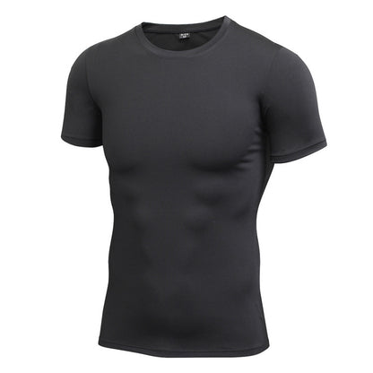 Men's Stretch Quick Drying Clothes Short-sleeved Shirt