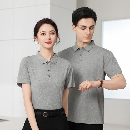 Polo Collar Work Clothes Culture Enterprise Short Sleeve