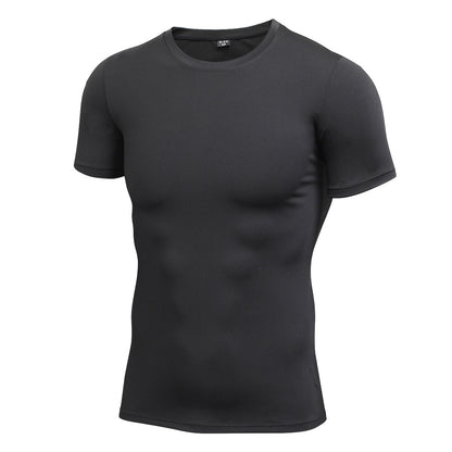 Men's Stretch Quick Drying Clothes Short-sleeved Shirt