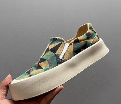 Soft Leather White Soft Bottom Casual Shoes