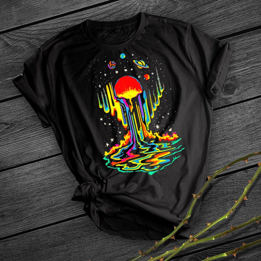 Simple And Creative Printing Short Sleeve