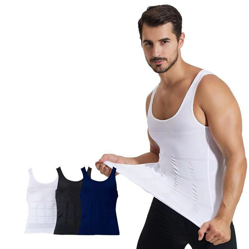 Sports Fitness I-shaped Men's Vest Shapewear