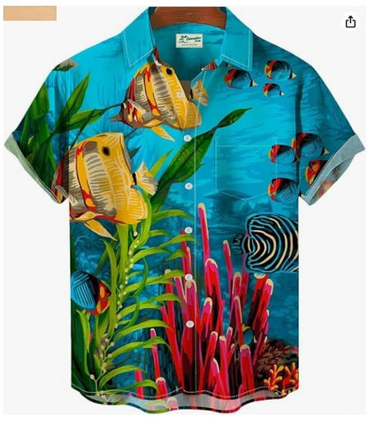 Men's Cardigan Plus Size Short Sleeve