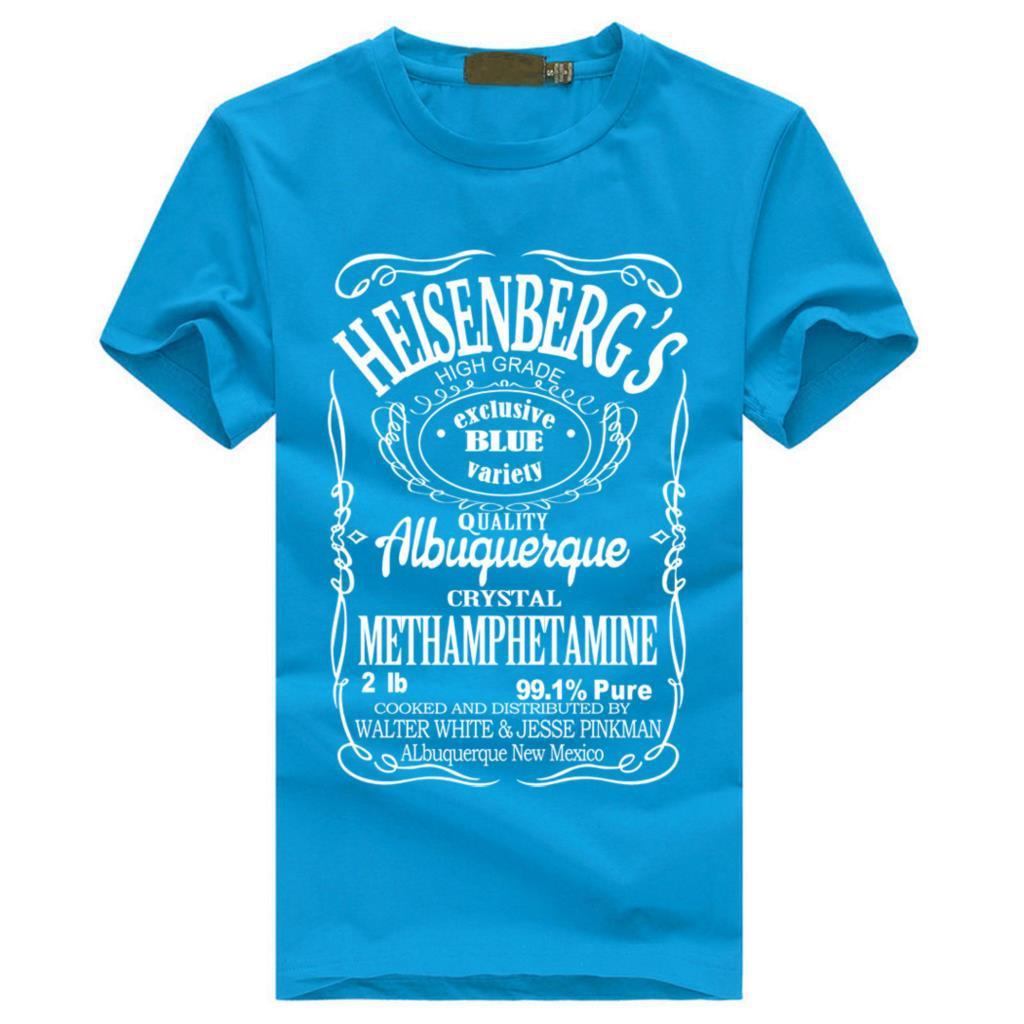 Letter Print Men's Crew Neck T-Shirt