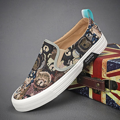 Breathable Trendy Shoes Slip-on Lazy Classic Versatile Sneakers