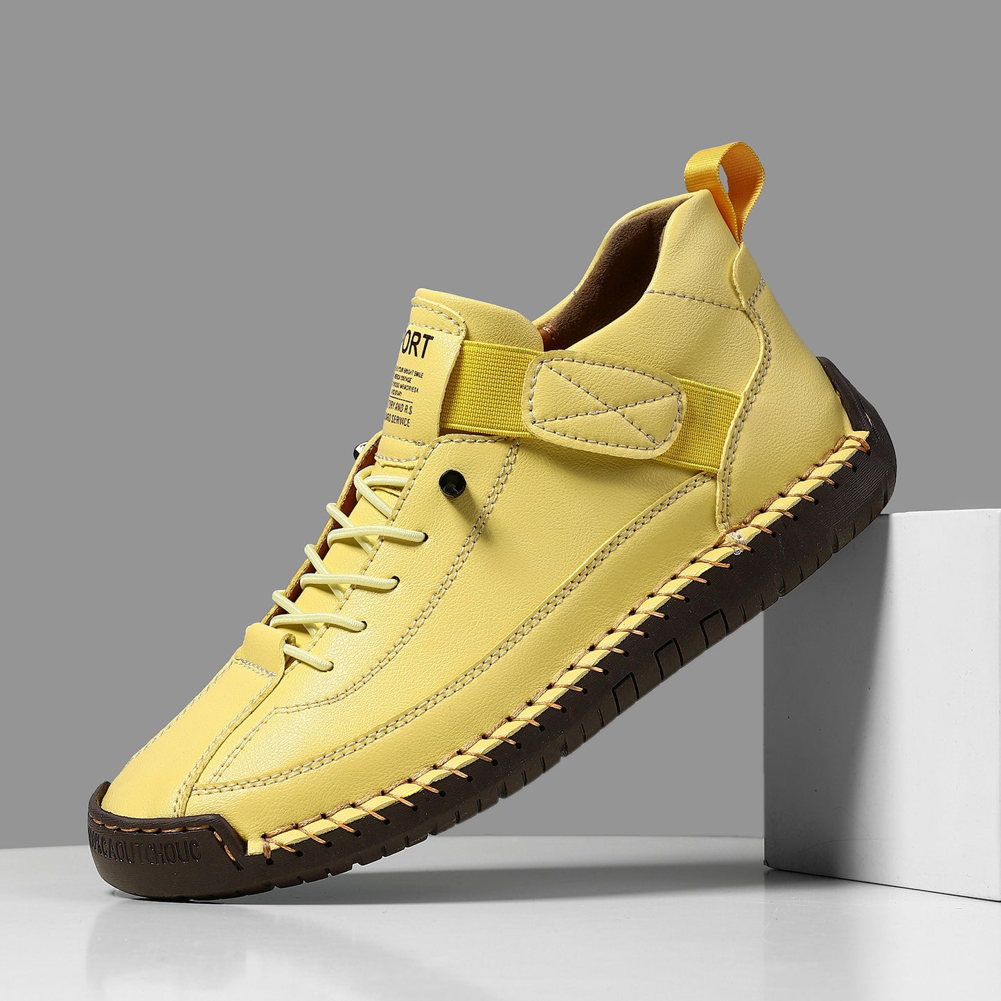 Men's Mid Top Martin Boots Outdoor Casual Shoes