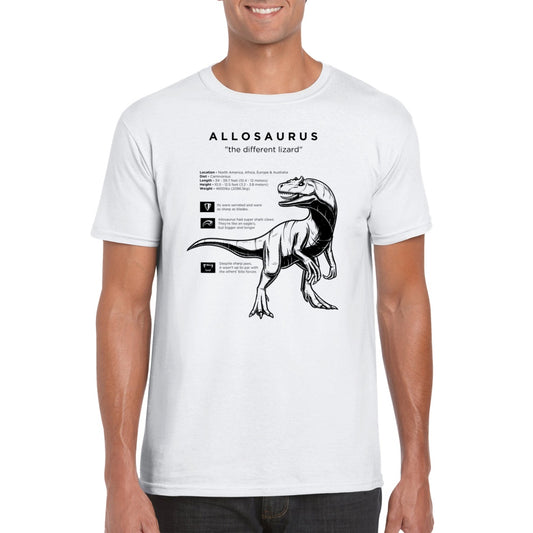 Dinosaur Print Short-sleeved Team Fabrics
