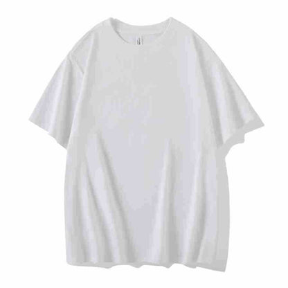 230g Heavy T-shirt Double Yarn Solona Round Neck Bottoming Shirt American Drop Shoulder