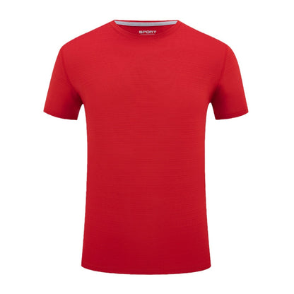 Running Fitness Short Sleeve Ice Silk Round Neck Quick-drying T-shirt