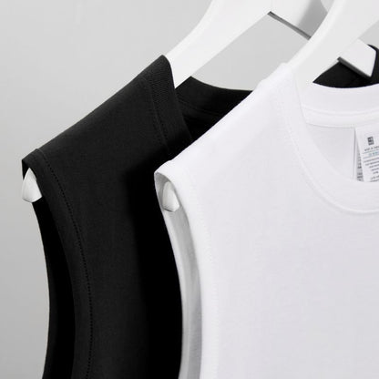 Cotton Vest Men's Vest Loose Breathable And Simple Casual