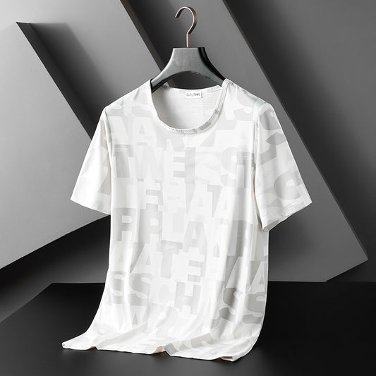 Men's Mesh Cutout Breathable Cool Sports Top