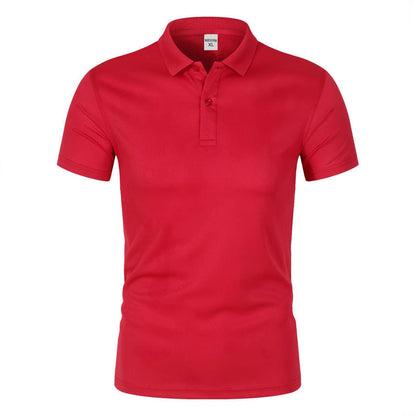 Quick-drying Polo Collar Work Clothes Simple And Comfortable Polo Shirt